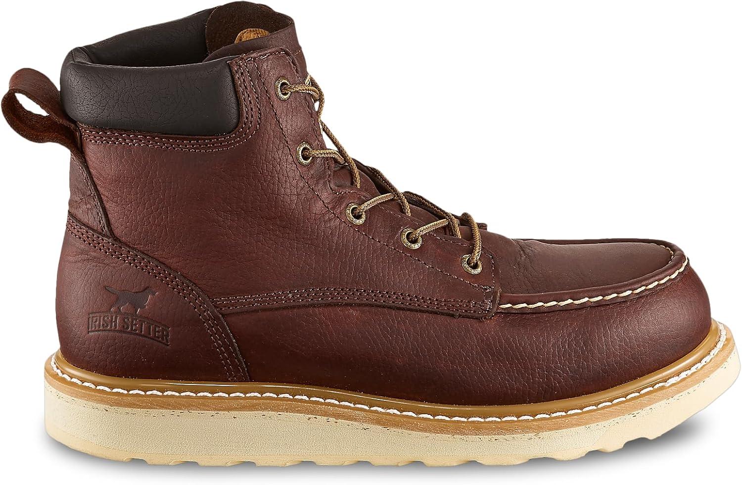 imageIrish Setter Ashby Mens 6 Soft Toe Work BootBrown
