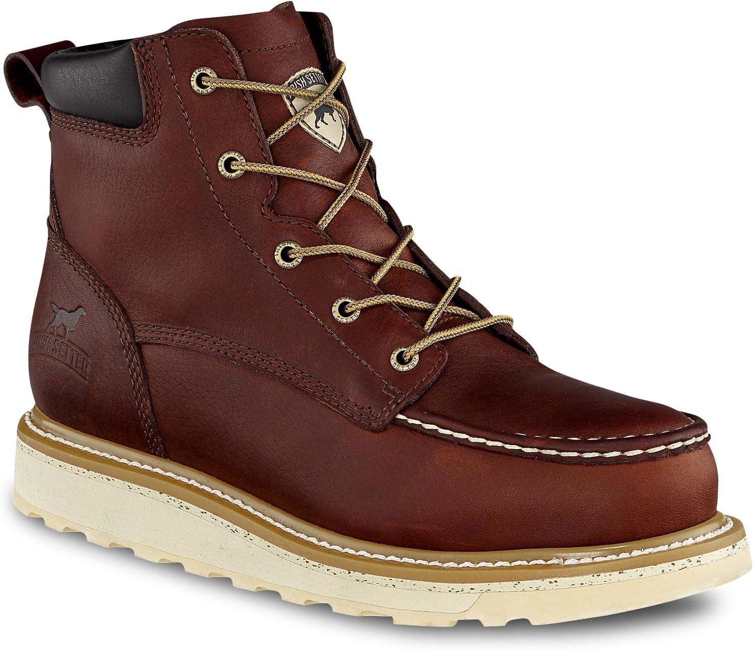 imageIrish Setter Ashby Mens 6 Soft Toe Work BootBrown