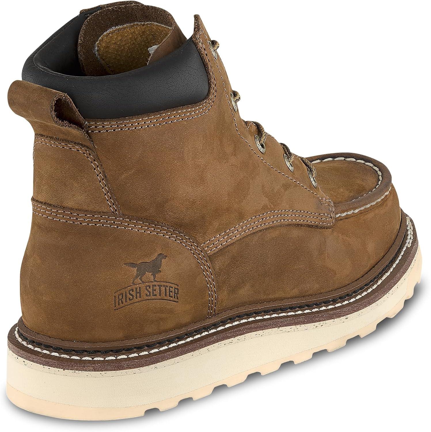 imageIrish Setter Ashby Mens 6 Soft Toe Work BootTan Nubuck