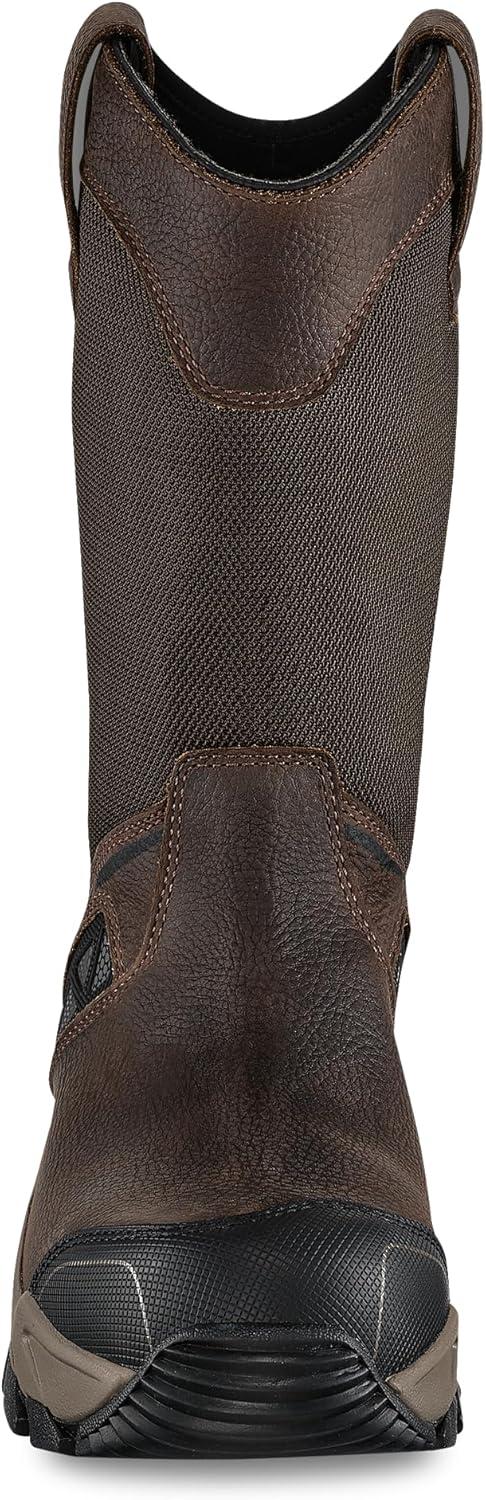 imageIrish Setter Crosby Mens 11 NonMetallic Safety Toe Waterproof Full Grain Leather Work Boot Brown