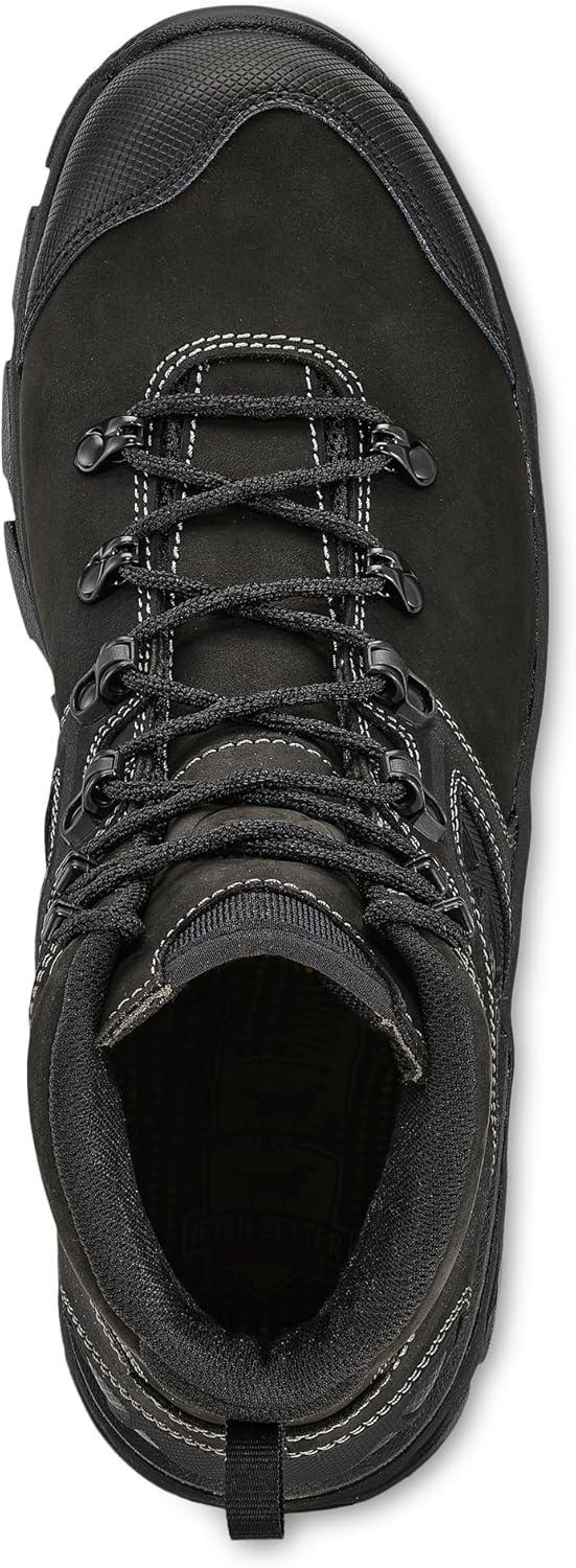 imageIrish Setter Crosby Mens 6 NonMetallic Safety Toe Waterproof Full Grain Leather Work Boot Black