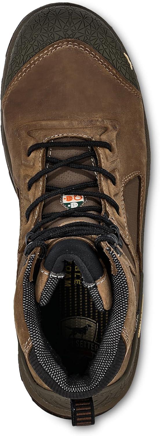 imageIrish Setter Kasota Mens 6 Waterproof NonMetallic Safety Toe CSA Work BootBrown