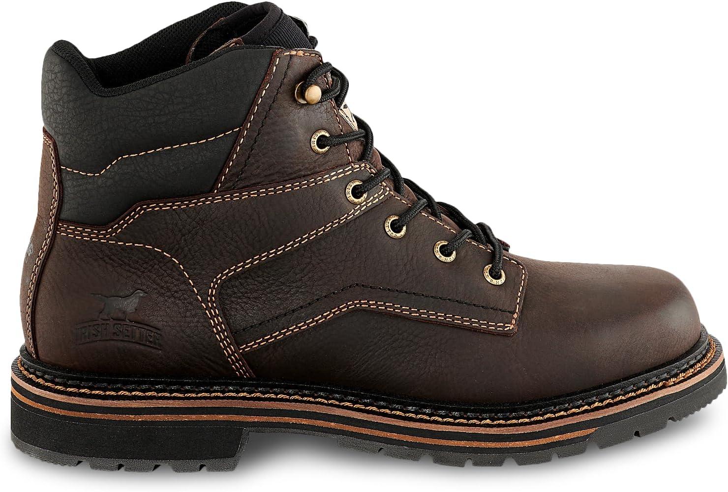 imageIrish Setter Kittson Mens 6 Steel Safety Toe Work BootBrown