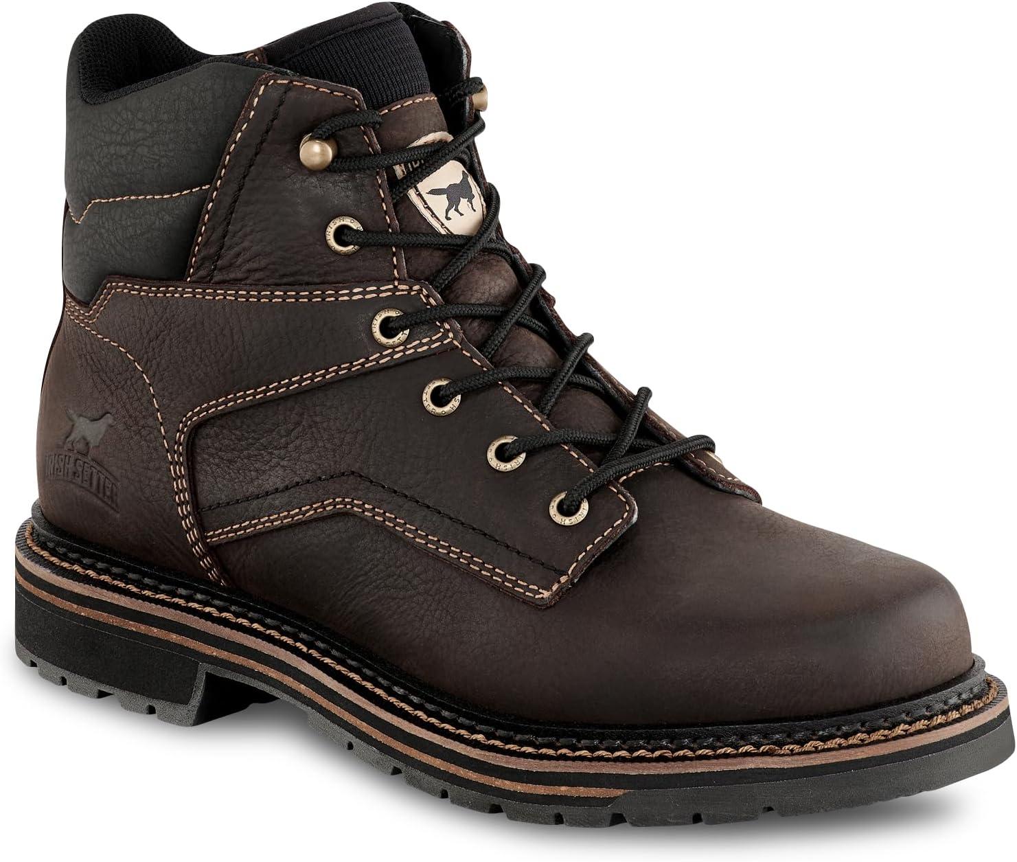imageIrish Setter Kittson Mens 6 Steel Safety Toe Work BootBrown