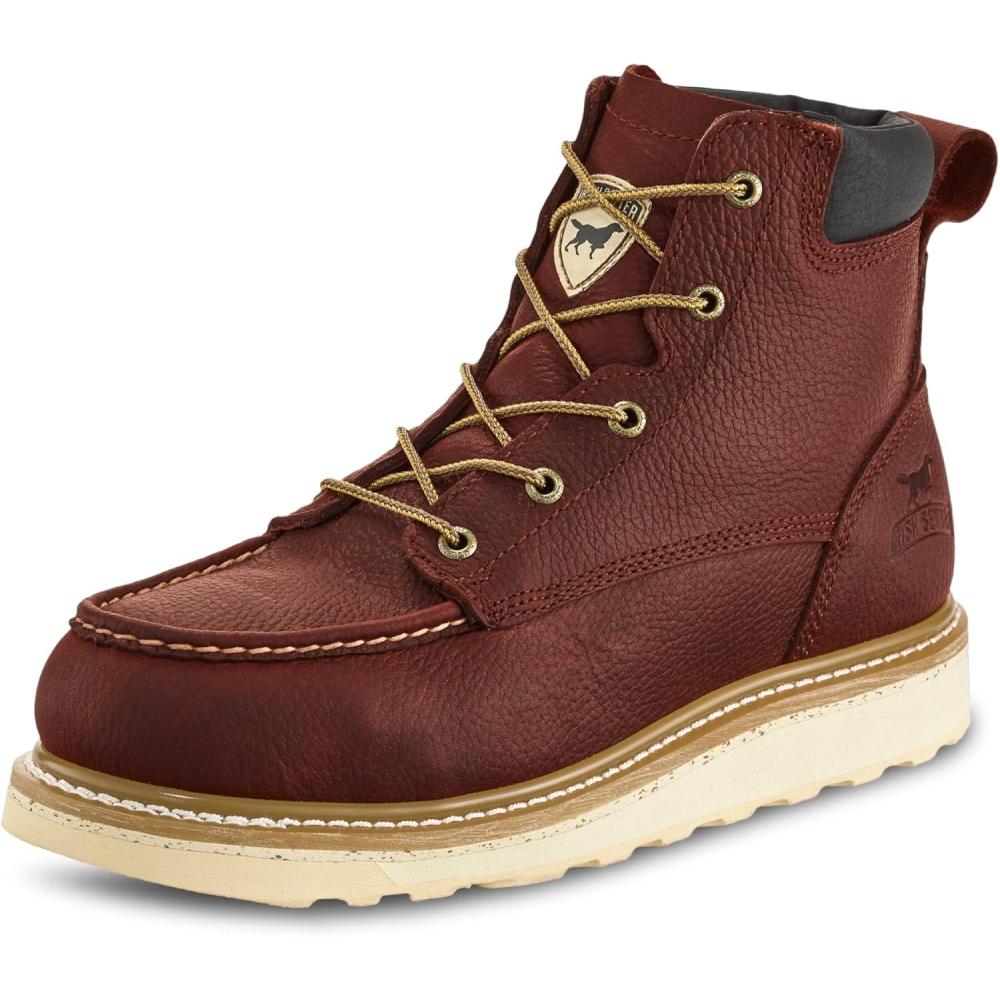 imageIrish Setter Ashby Mens 6 Soft Toe Work BootBrown