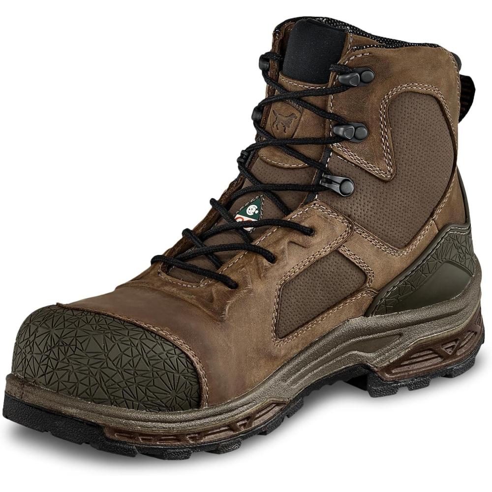 imageIrish Setter Kasota Mens 6 Waterproof NonMetallic Safety Toe CSA Work BootBrown