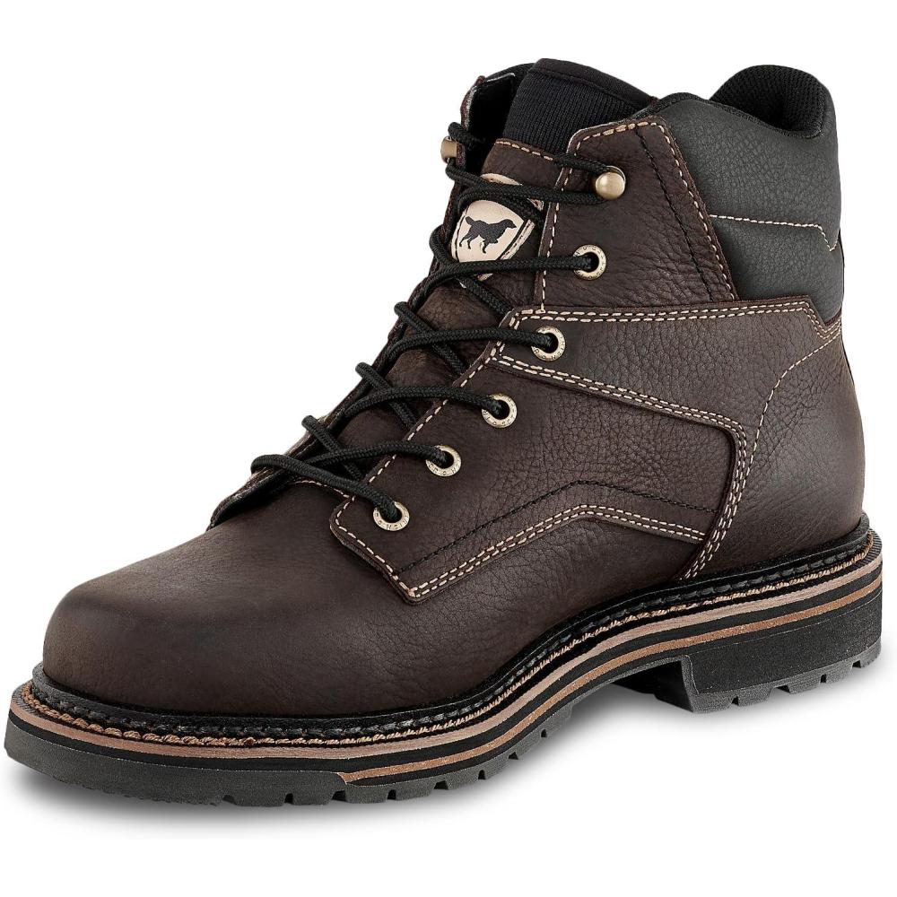 imageIrish Setter Kittson Mens 6 Steel Safety Toe Work BootBrown