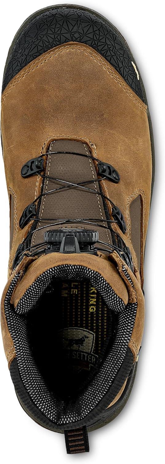imageIrish Setter Kasota Mens 8 BOA Waterproof Insulated 400g NonMetallic Safety Toe Work BootBrown