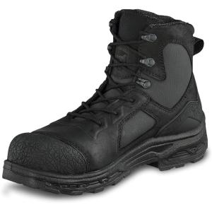 Irish Setter, Kasota, Men’s, 6″, Side-Zip, Waterproof, Non-Metallic Safety Toe, Work Boot(Black)