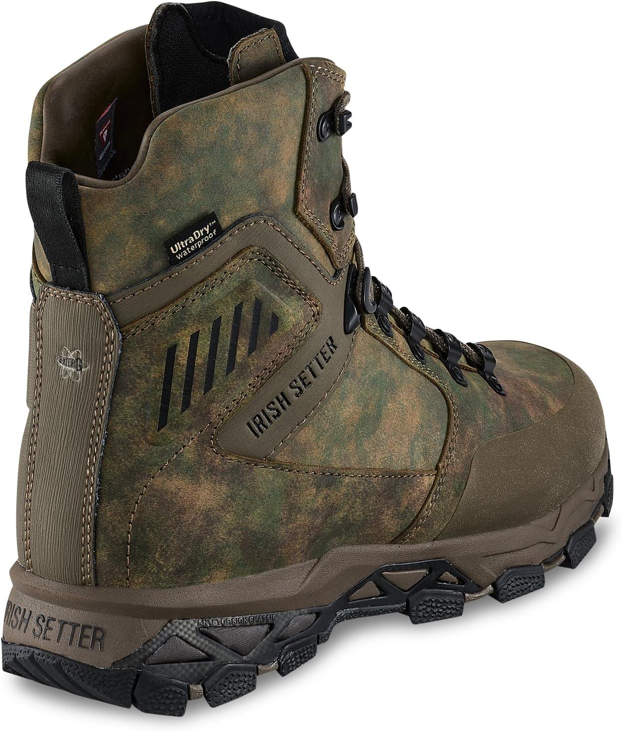 imageIrish Setter Pinnacle Mens 9 Waterproof Insulated 400g Hunting Boot Earth Field CamoEarth Field Camo Style 3