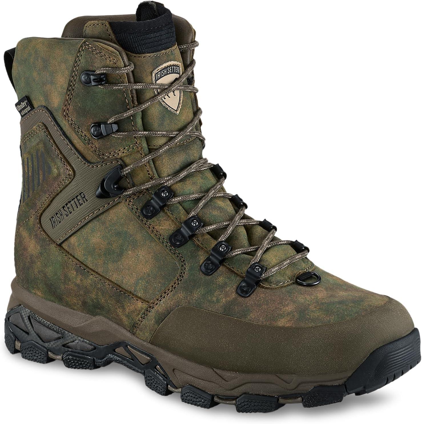 imageIrish Setter Pinnacle Mens 9 Waterproof Insulated 400g Hunting Boot Earth Field CamoEarth Field Camo Style 3