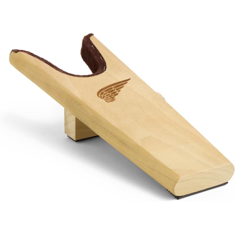 imageRed Wing Shoes Boot Jack AntiSlip Wood Boot Puller with Padded Edge Made in USA