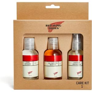 Red Wing Shoes Mini Care Kit #1 for Full Grain or Nubuck Leathers, Made in USA