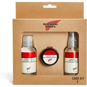 Red Wing Shoes Mini Care Kit #2 for Waxed Full Grain or Nubuck Leathers, Made in USA