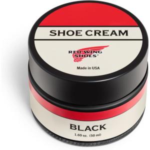 Red Wing Shoes Shoe Cream Leather Polish, Made in USA(Black)