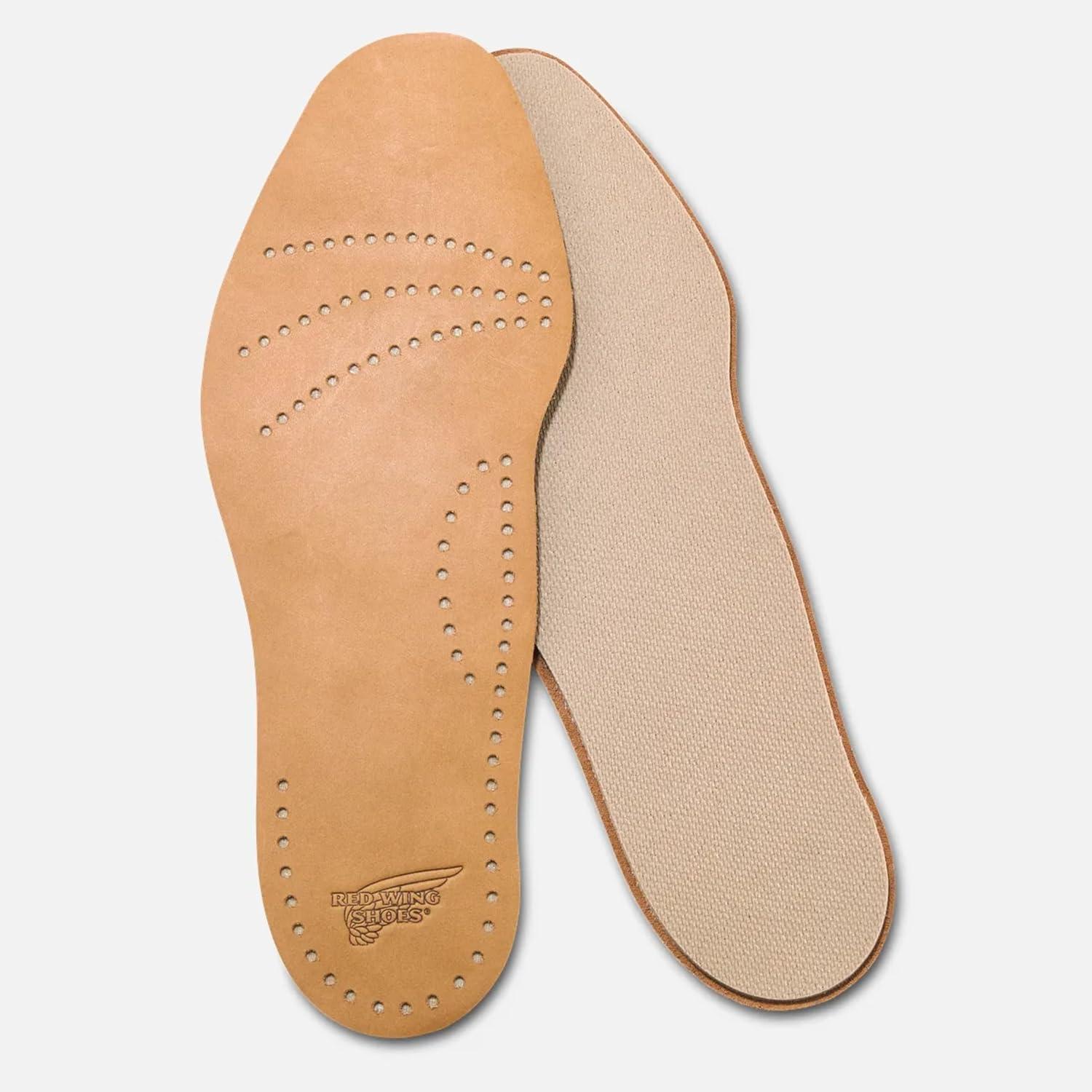 imageRed Wing Shoes Mens Leather Footbed Insoles Made in USA FullGrain Cattle Hide Covering SmallLarge
