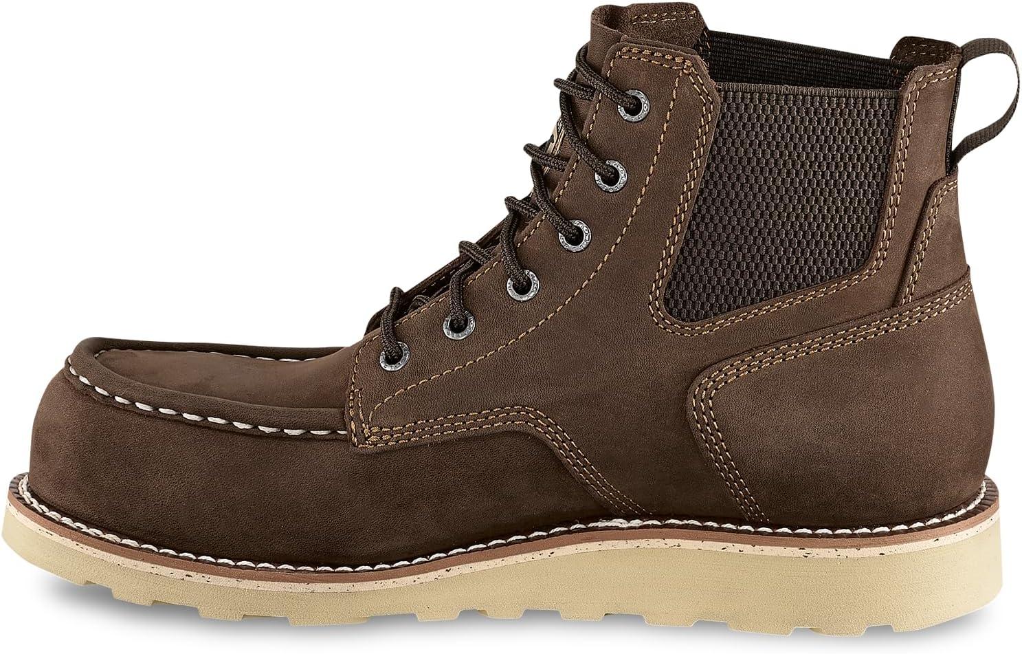 imageIrish Setter Pipestone Unisex Steel Safety Toe Full Grain Leather Work Boot105 Wide