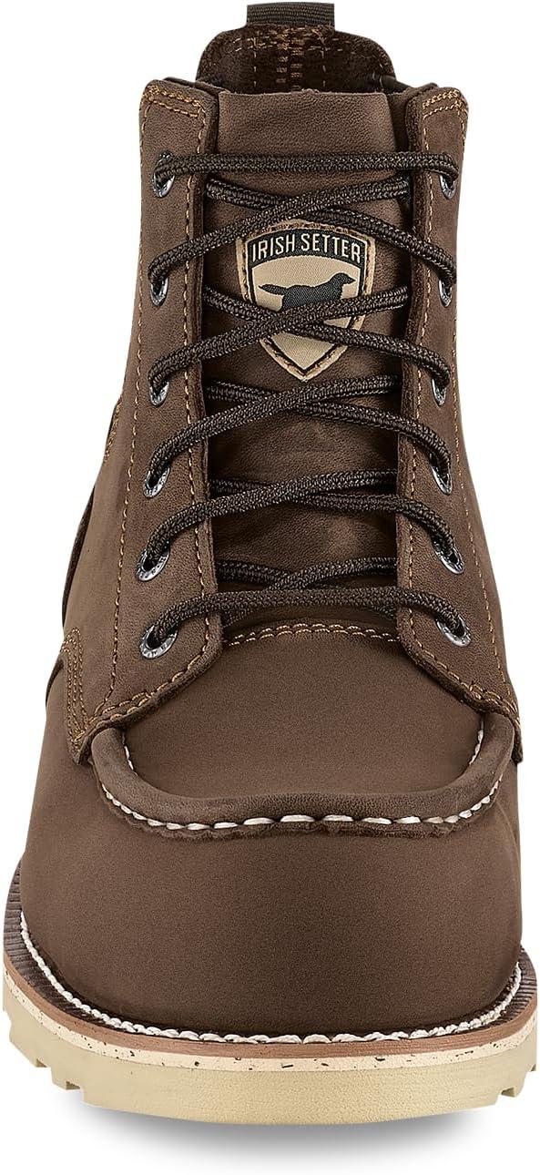 imageIrish Setter Pipestone Unisex Steel Safety Toe Full Grain Leather Work Boot9