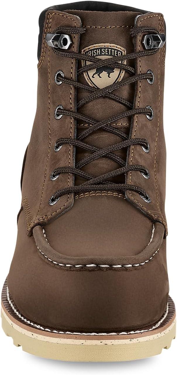 imageIrish Setter Pipestone Unisex 6 Soft Toe Full Grain Leather Work BootBrown