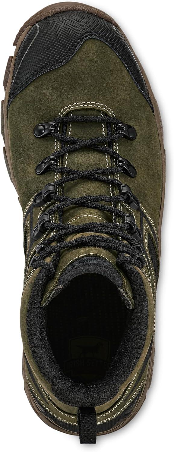 imageIrish Setter Crosby Mens 6 Soft Toe Waterproof Full Grain Leather Work BootGreen