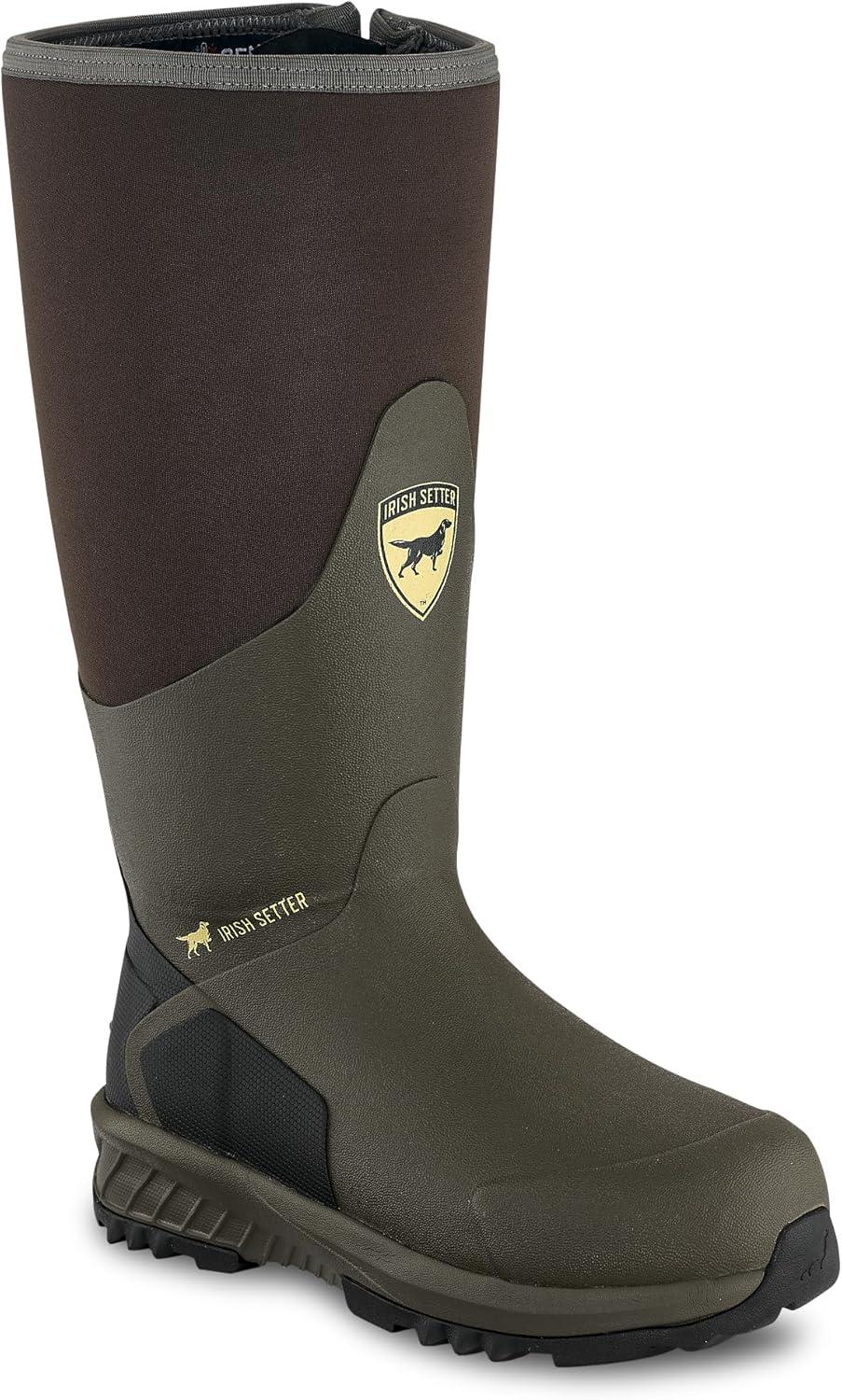 imageIrish Setter MudTrek Unisex 17 Waterproof Snake Guard Full Fit Hunting BootBrown