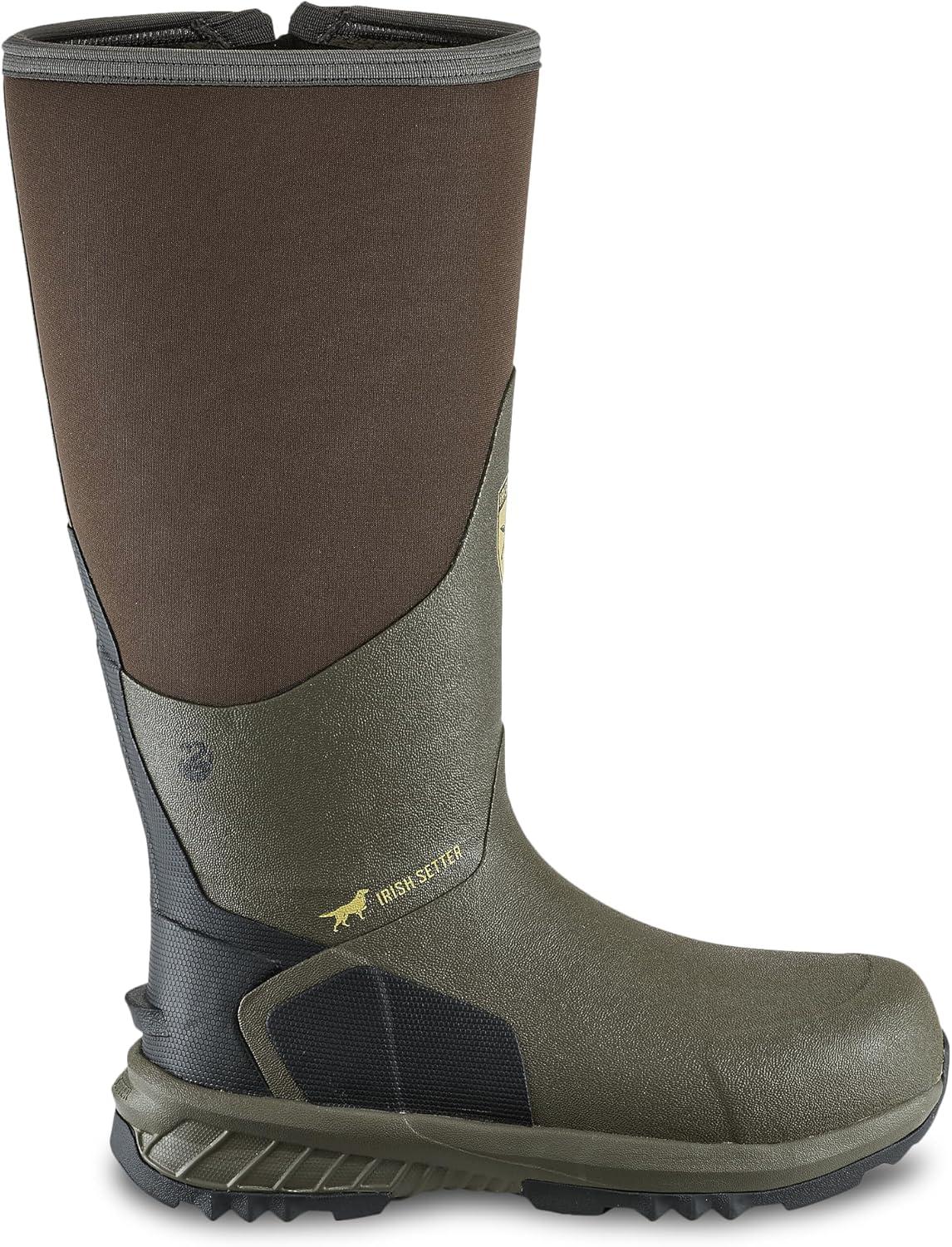 imageIrish Setter MudTrek Unisex 17 Waterproof Snake Guard Full Fit Hunting BootBrown