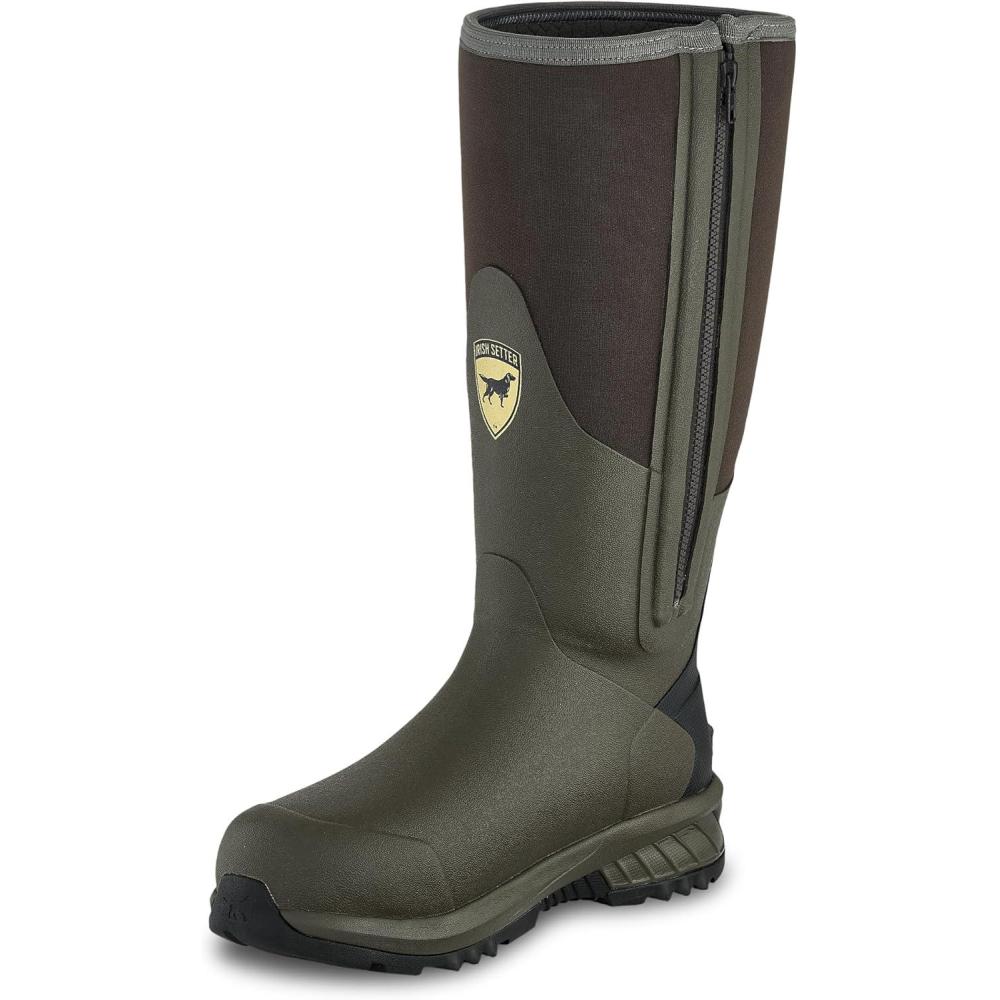 imageIrish Setter MudTrek Unisex 17 Waterproof Snake Guard Full Fit Hunting BootBrown