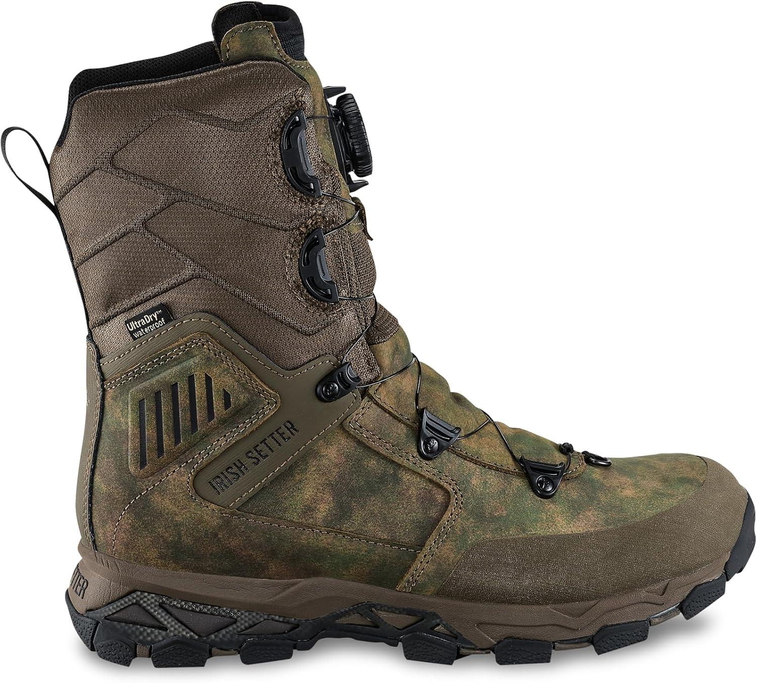 imageIrish Setter Pinnacle Mens 11 BOA Waterproof Hunting Boot Earth Field Camo