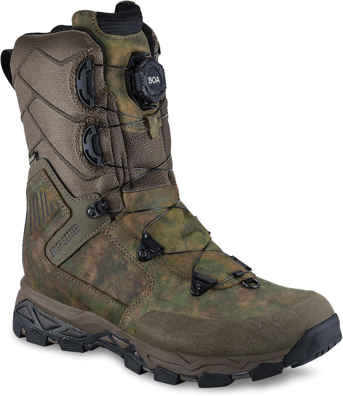 imageIrish Setter Pinnacle Mens 11 BOA Waterproof Hunting Boot Earth Field Camo