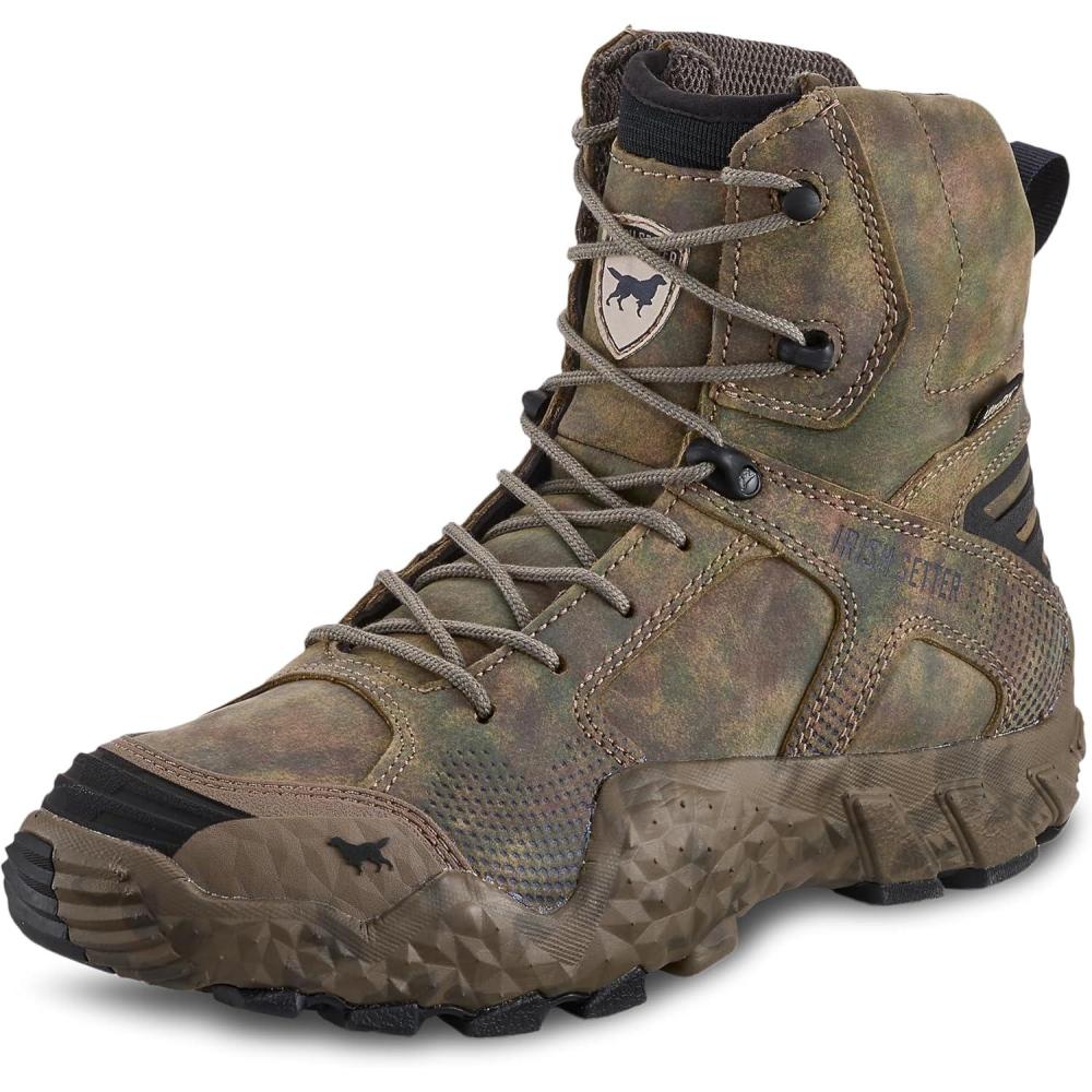 imageIrish Setter VaprTrek Mens 8 Waterproof Hunting Boot Earth Field Camo 115 D Medium
