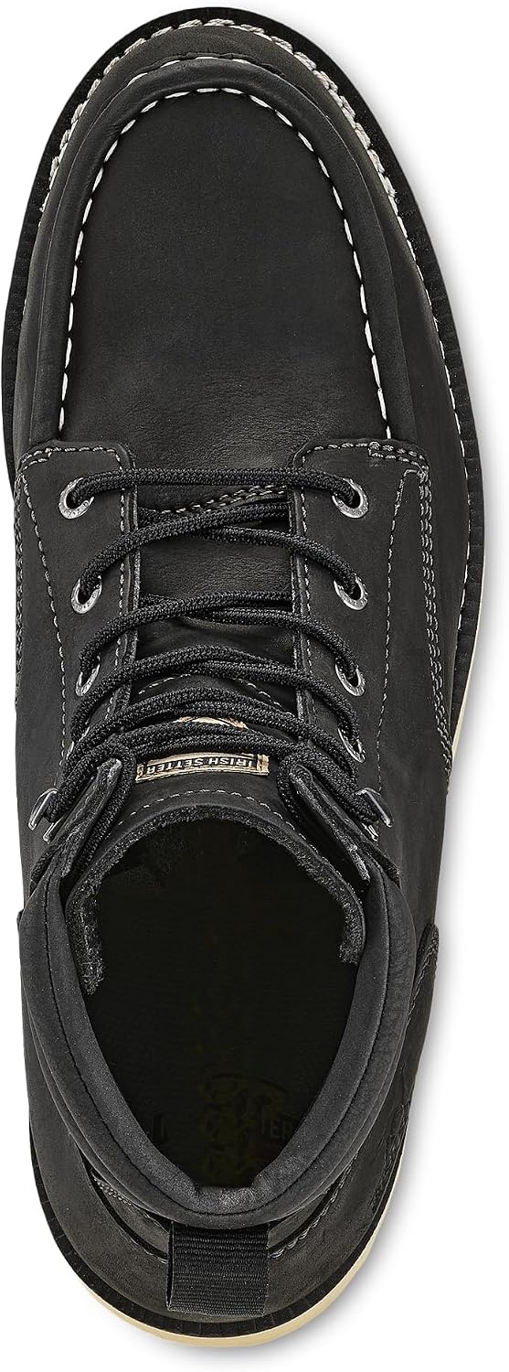 image:imageIrish Setter Pipestone 6 Unisex Steel Toe Work Boot Water Resistant UninsulatedBlack