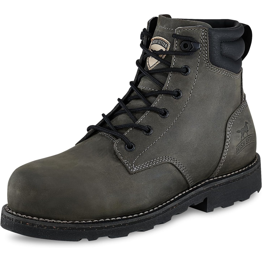 image:imageIrish Setter Pipestone 6 Steel Toe Mens Work BootDark Gray