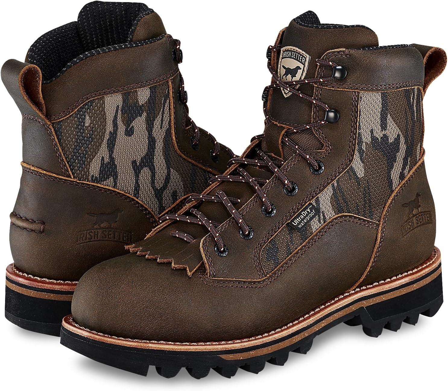 image:imageIrish Setter Trailblazer 6 Mens Hiking BootMossy Oak Bottomland Camo